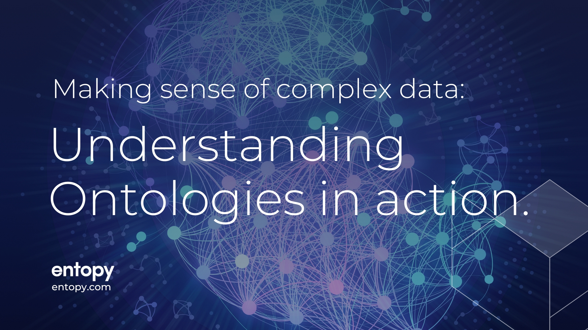 Making sense of complex data: Understanding Ontologies in action.